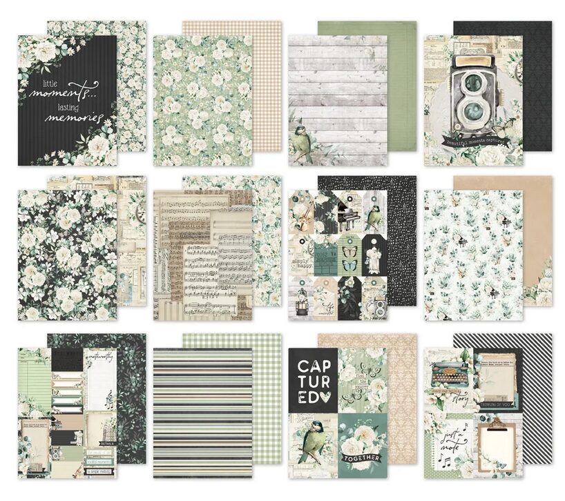 Simple Vintage Timeless Harmony 6x8 Pad