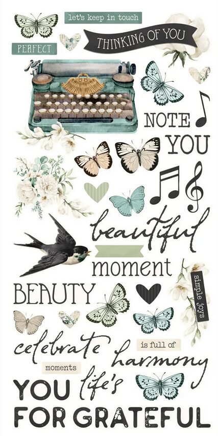 Simple Vintage Timeless Harmony Card Kit