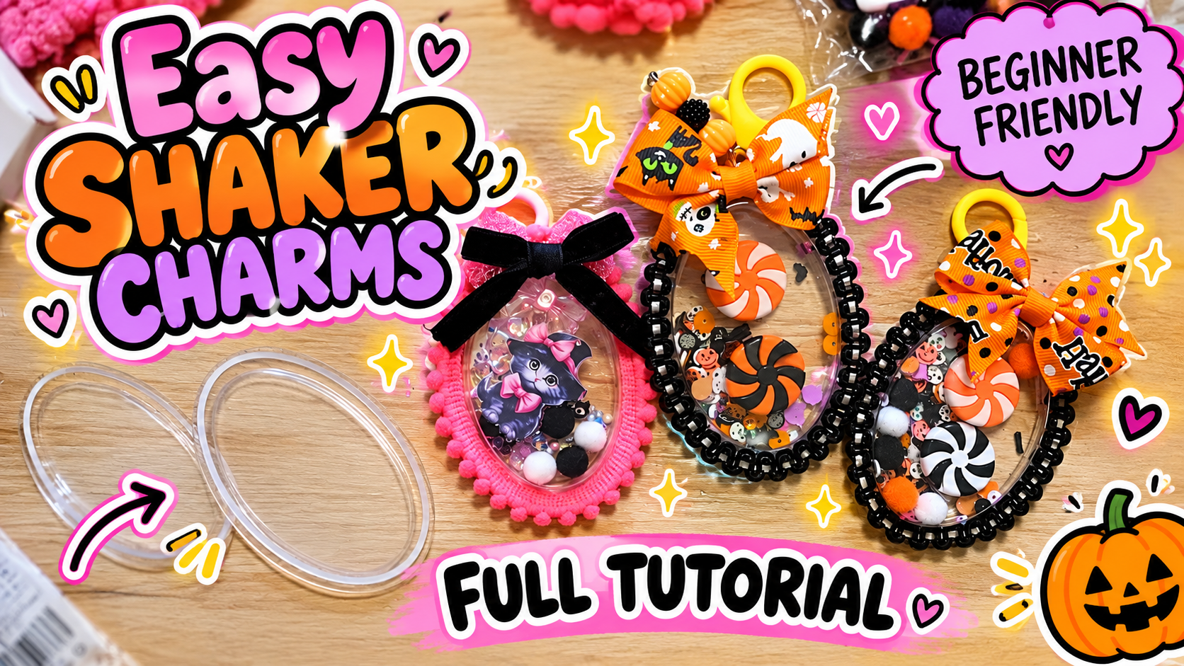 Easy DIY Halloween Shaker Charm (Beginner-Friendly Tutorial)